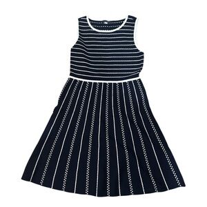 Tommy Hilfiger blue and white striped dress size medium